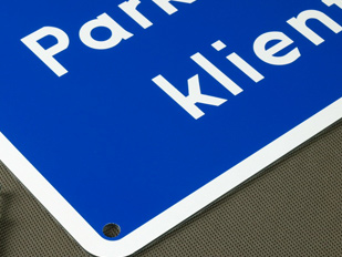 Tabliczka parkingowa do zawieszenia